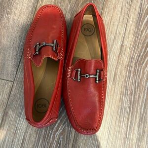 Mens Red Driving shoes. Size 11.5